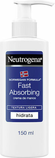 Neutrogena Norwegian Formula Rapid Absorption Light Texture Crema de mâini hidratantă 140ml