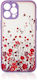 Hurtel Design Umschlag Rückseite Silikon Flower...