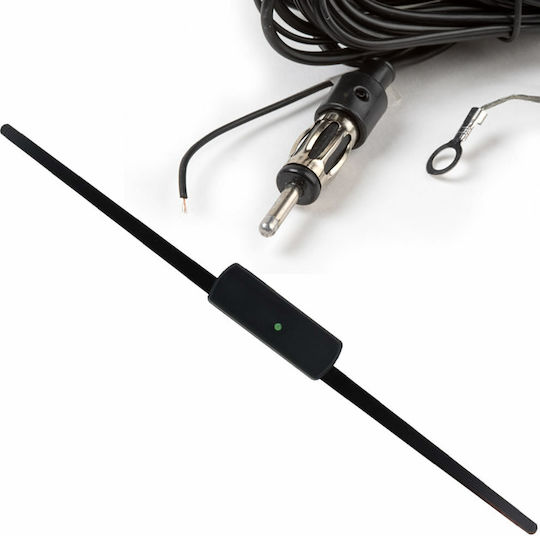 Phonocar Car Antenna Interior Sticker for Radio with Amplifier in Black Color