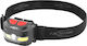 Ansmann Rechargeable Headlamp LED with Maximum Brightness 250lm HD250RS Black