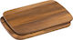 Zassenhaus Rectangular Wooden Chopping Board Set for Bread Brown 28x20cm 2pcs