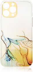 Hurtel Gel Back Cover Silicon Orange Marble (iP...