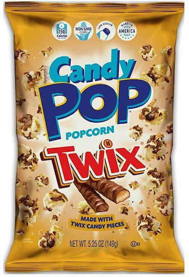 Twix Popcorn Candy Pop 149gr 1pcs