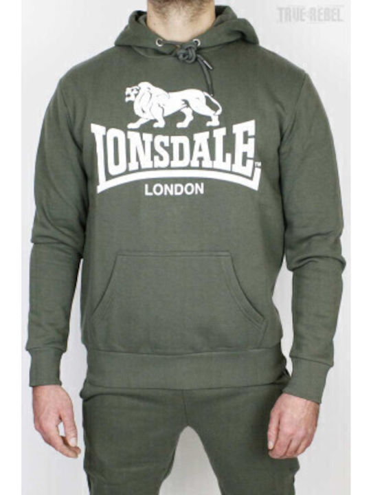 Lonsdale Sherborne Sweatshirt mit Kapuze Grün