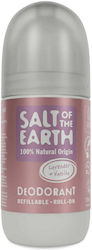 Salt of the Earth Lavender & Vanilla Refillable Φυσικό Αποσμητικό σε Roll-On Χωρίς Αλουμίνιο 75ml