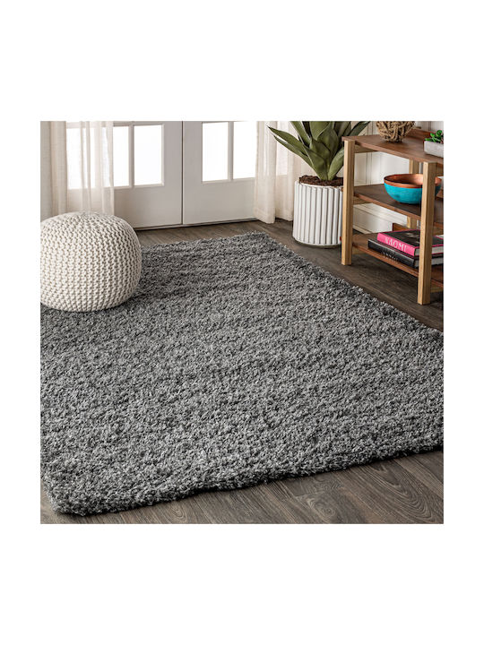 Saray Home California Covor Rectangular Shaggy Gri