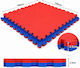 Double Sided Red/Blue Puzzle Gym Mat 100x100x2.5cm 1 Piece