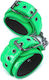 Ns Novelties Electra Wrist Cuffs Χειροπέδες Green