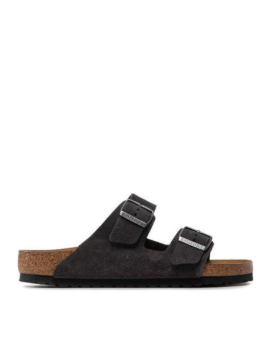 Birkenstock Arizona Bs Men's Sandals Velvet Gray