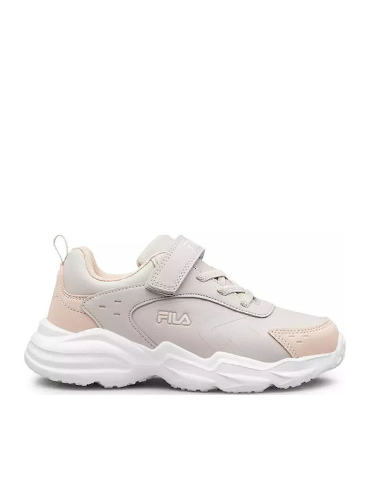 Memory Abel Παιδικά Sneakers με Σκρατς Μπεζ