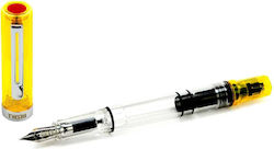 Twsbi Writing Pen Medium Transparent made of Plastic