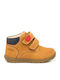 Macchia Anatomical Leather Kids Boots with Velcro Biscuit