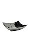Karvounis Decorative Bowl Black 25x25x8.5cm