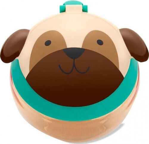 Skip Hop Zoo Pug Plastic Kids' Food Container 0.221lt Multicolour