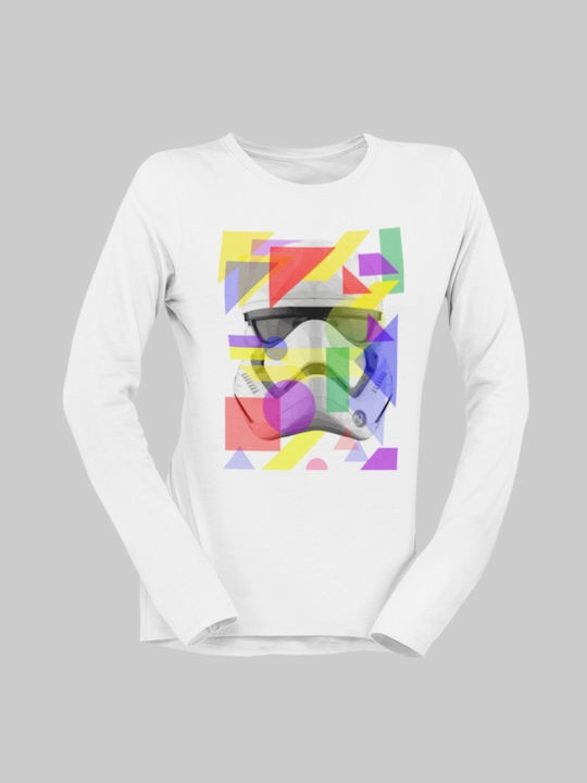 Stormtrooper long sleeve w t-shirt - WHITE