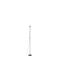 Homefit Audrey Floor Lamp H178xW25cm. with Socket for Bulb E27 Black