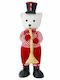 Iliadis Christmas Figure Bear Red Height 62cm with Trumpet