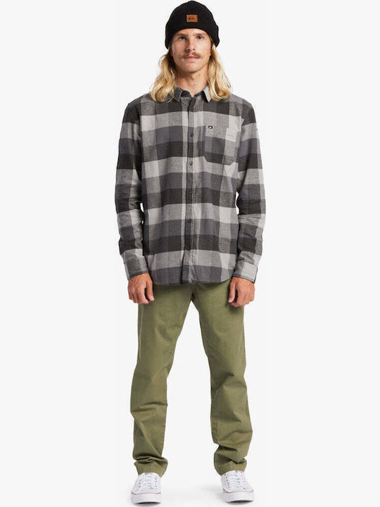 Quiksilver Motherfly Long-sleeved Flannel Shirt...