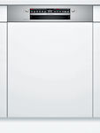 Bosch Εντοιχιζόμενο Πλυντήριο Πιάτων για 13 Σερβίτσια Π59.8xY81.5εκ. Inox