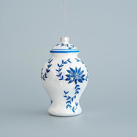 Eurolamp Διακοσμητικό Βάζο Glas Weiß 7.5x7.5x12.2cm 2Stück
