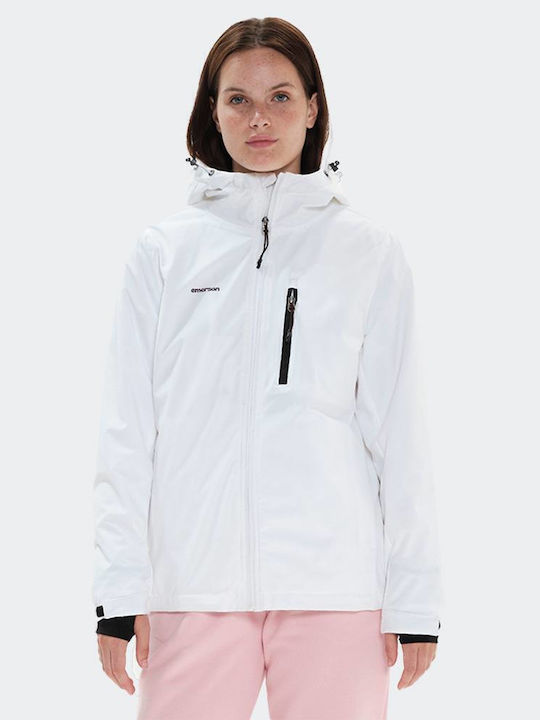 Jachetă Dama Softshell Albă
