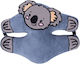 Sevi Bebe Koala Προστατευτικό Δακτύλων από Πόρτες από Ύφασμα σε Μπλε Χρώμα