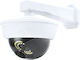 Factory Solar Dummy Surveillance Dome Camera with LED Lighting White