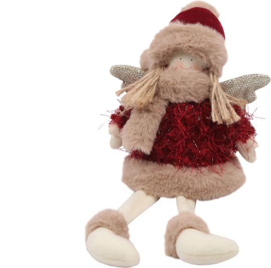InTheBox Weihnachtliche Stoff Figur Cherub Rot Höhe 13cm 6Stück Spectrum Girl 8