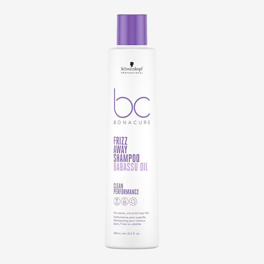 Schwarzkopf Bonacure Frizz Away Шампоан Изглаждане за Къдрави Коси 250мл