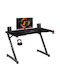 Gaming Office Hero 2.5 Wooden Black 120x60x75cm