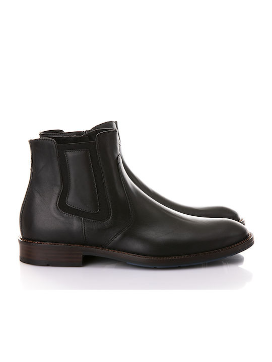 Robinson Piele Negru Ghete barbati Anatomic