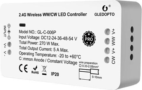 Philips Контролер за Регулируемо Бяло Монтиран на стена GL-C-006P