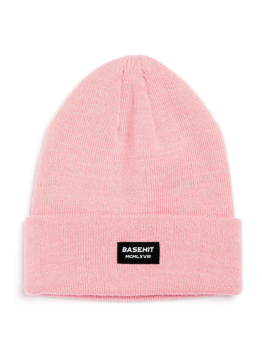 Basehit Γυναικείος Beanie Σκούφος σε Ροζ χρώμα