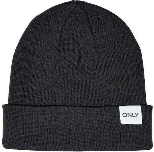 Beanie Männer Beanie Gestrickt in Schwarz Farbe