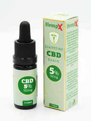 HempX Отлично Масло Канабис в Капки 500мг с 5% CBD 10мл HempX Отлично Масло Канабис в Капки 500мг с 5% CBD 10мл