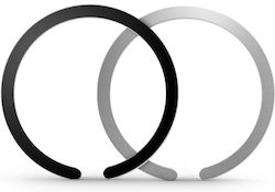 Tech-Protect MagSafe Ring Metalplate Black & Silver 2τμχ