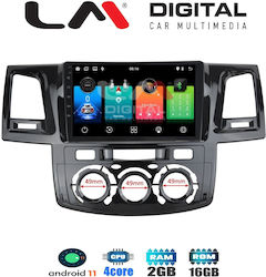 LM Digital Sistem Audio Auto pentru Toyota Hilux Skoda Ridicare 2005-2016 cu A/C (Bluetooth/USB/WiFi/GPS) cu Ecran Tactil 9"