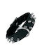Gloriapets Dog Collar Leather in Black color 50cm