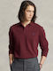 Polo Short Sleeve Burgundy Blouse