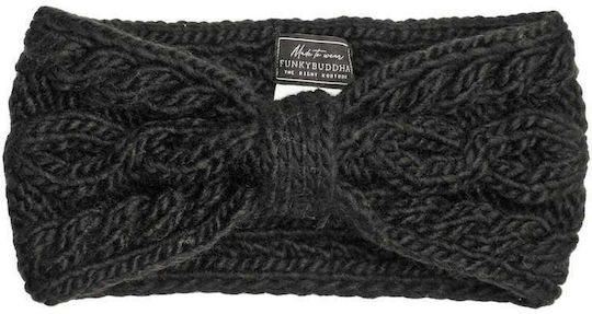 Funky Buddha Stirnband Haar Schwarz