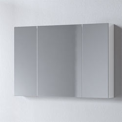 Martin Omega 100 3MOM100GLNW Καθρέπτης με Ντουλάπι 95x65cm Weiß