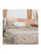 Sidirela Bettbezug Baumwolle Einzelbett 160x240 Beige