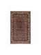 Viokarpet Qum Wool Handmade Rug Rectangular Wool with Fringes Brown