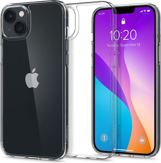 Spigen Airskin Umschlag Rückseite Kunststoff 0.4mm Transparent (iPhone 14 Plus)