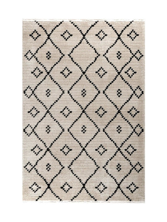Tzikas Carpets Etro 35780-095 Teppich Rechteckig Synthetisch mit Fransen Schwarz