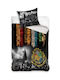 Carbotex Harry Potter Set Kids Duvet Cover Single with Pillowcase Black 140x200cm