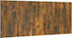 vidaXL Wooden Bed Headboard Smoky Oak 200x80cm