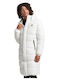 Longline Code Winter Jacket Puffer White