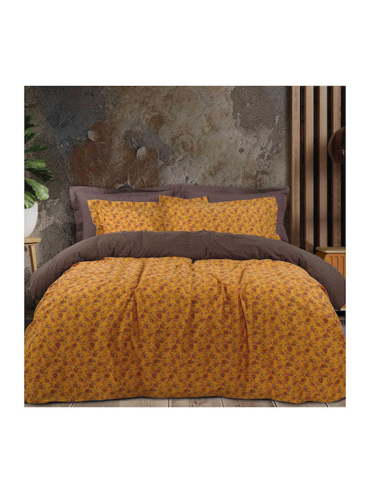 Das Home Bettwäsche-Set Einzel 170x260cm. Borde...