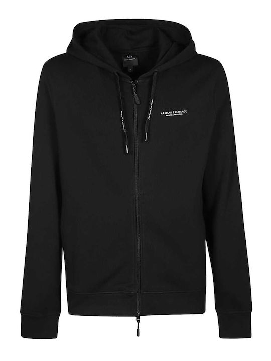 Armani Exchange Черна с Качулка